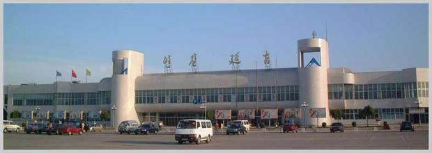 延吉机场地图,延吉朝阳川机场交通地图,延吉朝阳川机场位置